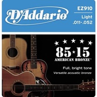 Struny pre akustickú gitaru D'Addario EZ 910 11-52 Struny pre akustickú gitaru D'Addario EZ 910 11-52