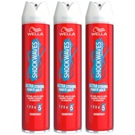 Ultra silný lak na nechty Wella Schockwaves 250 ml x3 Ultra silný lak na nechty Wella Schockwaves 250 ml x3