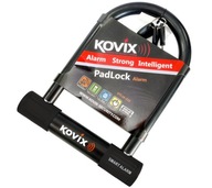 Visiaci zámok U-Lock s alarmom KOVIX KTL16-210 čierny Visiaci zámok U-Lock s alarmom KOVIX KTL16-210 čierny