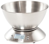 Kuchynská váha s 2 l miskou Adler AD 3134, nosnosť 5 kg Kuchynská váha s 2 l miskou Adler AD 3134, nosnosť 5 kg