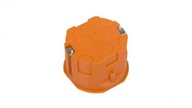 60 mm podomietková krabica na omietku, oranžová P 60KF 60 mm podomietková krabica na omietku, oranžová P 60KF