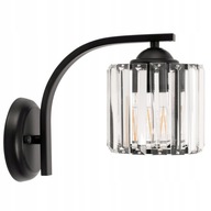 Lampa APP512, nástenná lampa z čierneho krištáľového skla Lampa APP512, nástenná lampa z čierneho krištáľového skla