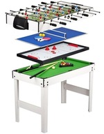 Stolný futbal Ping Pong Biliard pre deti 4v1 stôl