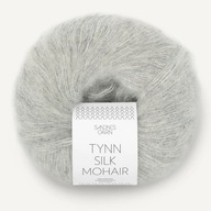 Mohérová priadza s hodvábom Tynn Silk Mohair 1022 svetlosivá Sandnes Garn Mohérová priadza s hodvábom Tynn Silk Mohair 1022 svetlosivá Sandnes Garn