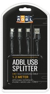 ADBL USB SPLITTER 3-v-1 USB SPLITTER ADBL USB SPLITTER 3-v-1 USB SPLITTER