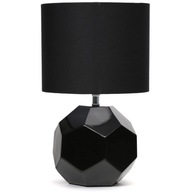 Stolná lampa, keramická základňa, ČIERNA, kábel 1.5 Stolná lampa, keramická základňa, ČIERNA, kábel 1.5