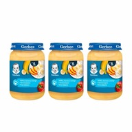 GERBER Dezert Jablká banány mango tvaroh 3x190g GERBER Dezert Jablká banány mango tvaroh 3x190g