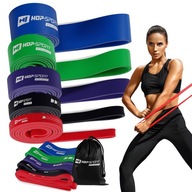 Sada 5 odporových pásov, výkonové pásmo 7-80 kg Sada 5 odporových pásov, výkonové pásmo 7-80 kg