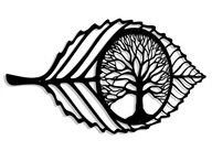 Openwork picture Nástenná dekorácia 3D Leaf panel Openwork picture Nástenná dekorácia 3D Leaf panel