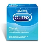 Durex Classic 3 s Classic latexové kondómy