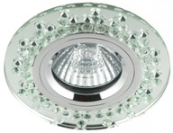 Candellux SS-17 CH/TR MR16 chróm strop. pevné okrúhle sklo transperen