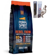 PRIMAL SPIRIT Suché mäkké krmivo pre psov REBEL FARM Chicken Fish 12 kg