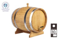 KITALE Dubový sud 30L pálenej moonshine whisky KITALE Dubový sud 30L pálenej moonshine whisky
