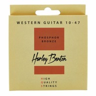 Struny na akustickú gitaru Harley Benton HQS WE 10-47 PB