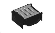 Roh pre potrubie SAB A15 100 x 50 mm, pozink Roh pre potrubie SAB A15 100 x 50 mm, pozink