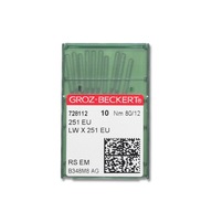 Strojové ihly pre Maz-Beckert 251 EÚ 80 10 ks Strojové ihly pre Maz-Beckert 251 EÚ 80 10 ks