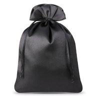 TAŠKA saténové vrecúška 18x24 cm na šperky a darčeky - 5 ks ČIERNA TAŠKA saténové vrecúška 18x24 cm na šperky a darčeky - 5 ks ČIERNA