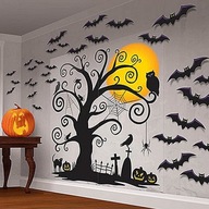 Dekorácia na stenu SCARY STROM na Halloween