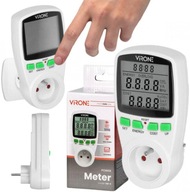 Jednotarifný wattmeter, energetická kalkulačka VIRONE EM-4