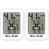 2X METEOROLOGICKÁ STANICA TEPLOMETER IZBOVÝ HYGROMETER MINI MAGNET SET