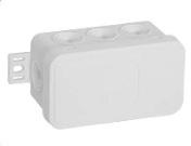 Prázdny nástenný box s 8 vstupmi VIPLAST V8 click WHITE IP54 80x45x41mm 038-0 Prázdny nástenný box s 8 vstupmi VIPLAST V8 click WHITE IP54 80x45x41mm 038-0