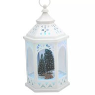 Lampáš na vianočný stromček RGB Ornamental Decorative White, napájaný batériami C27