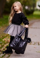 MAŁAMI Style čierna taška, veľká nylonová kabelka HIT