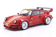 Porsche 911 (964) 964 RWB Rauh-Welt Bodykit Červená Sakura 2021 Solido 1:18