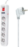 Libox LBR5-5 predlžovací kábel, 5 zásuviek, 5 m, biela Libox LBR5-5 predlžovací kábel, 5 zásuviek, 5 m, biela