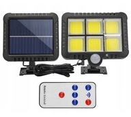 LED SOLAR LAMPA SNÍMAČ POHYBU SÚMRAK + DIAĽKOVÉ OVLÁDANIE