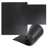 Cenníky, čierna plastová kriedová tabuľa 50x35cm