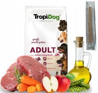 TROPIDOG Hovädzie mäso 12 kg Dospelé hovädzie stredne veľké + Alpha Spirit Finger TROPIDOG Hovädzie mäso 12 kg Dospelé hovädzie stredne veľké + Alpha Spirit Finger