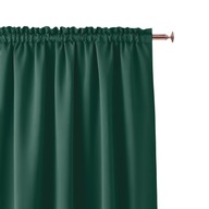 Hotový záves do obývačky 140x250 s páskou žaba Aura fľaša zelená Hotový záves do obývačky 140x250 s páskou žaba Aura fľaša zelená