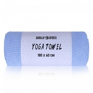 Modrý uterák na cvičenie jogy pilates