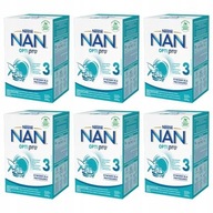 Nestlé NAN Optipro 3 upravené mlieko 6 x 650g Nestlé NAN Optipro 3 upravené mlieko 6 x 650g