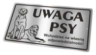 Nerezový nápis POZOR LABRADOR DOGS Nerezový nápis POZOR LABRADOR DOGS