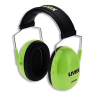 Detské chrániče sluchu, slúchadlá s potlačením hluku, Uvex K junior, zelené
