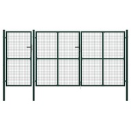 VidaXL Oceľová plotová brána 400x150 cm VidaXL Oceľová plotová brána 400x150 cm