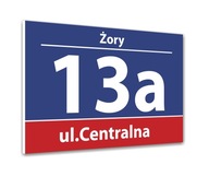 Domovná doska 40x30 dibond domové číslo Domovná doska 40x30 dibond domové číslo