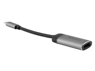 Verbatim USB typ-C(M) - HDMI(F) adaptérový kábel 0,1m čierno-strieborný