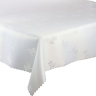 Obrus Roses White odolný voči škvrnám 140x300 cm Obrus Roses White odolný voči škvrnám 140x300 cm