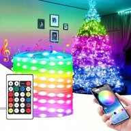 INTELIGENTNÉ osvetlenie vianočného stromčeka 100 LED SMART Bluetooth APP PILOT 10m INTELIGENTNÉ osvetlenie vianočného stromčeka 100 LED SMART Bluetooth APP PILOT 10m