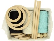 Macrame set pre začiatočníkov EKO darček Macrame set pre začiatočníkov EKO darček