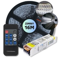 SET 16m Páskový LED pásik SMD biely studený zdroj + 12V diaľkové ovládanie SET 16m Páskový LED pásik SMD biely studený zdroj + 12V diaľkové ovládanie