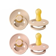 BIBS HEVEA M 6+ cumlík BLUSH VANILLA 2-BAL BIBS HEVEA M 6+ cumlík BLUSH VANILLA 2-BAL