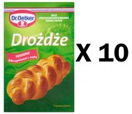 SUCHÉ DROŽDIE na pečenie, chlieb, pizzu, 10 ks SUCHÉ DROŽDIE na pečenie, chlieb, pizzu, 10 ks