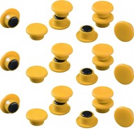 Univerzálne magnety Odolné 15mm žlté 40 ks Univerzálne magnety Odolné 15mm žlté 40 ks