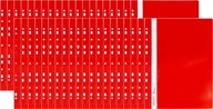 Krúžkový zakladač RED HARD A4 na 200 listov x100