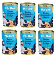 Mr. Bro Konské mäso s ľanovým semienkom 6 x 400g Monoproteín Mr. Bro Konské mäso s ľanovým semienkom 6 x 400g Monoproteín