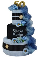 TORTA z utierok NARODENINOVÝ DARČEK Výročie VÝŠIVKA TORTA z utierok NARODENINOVÝ DARČEK Výročie VÝŠIVKA